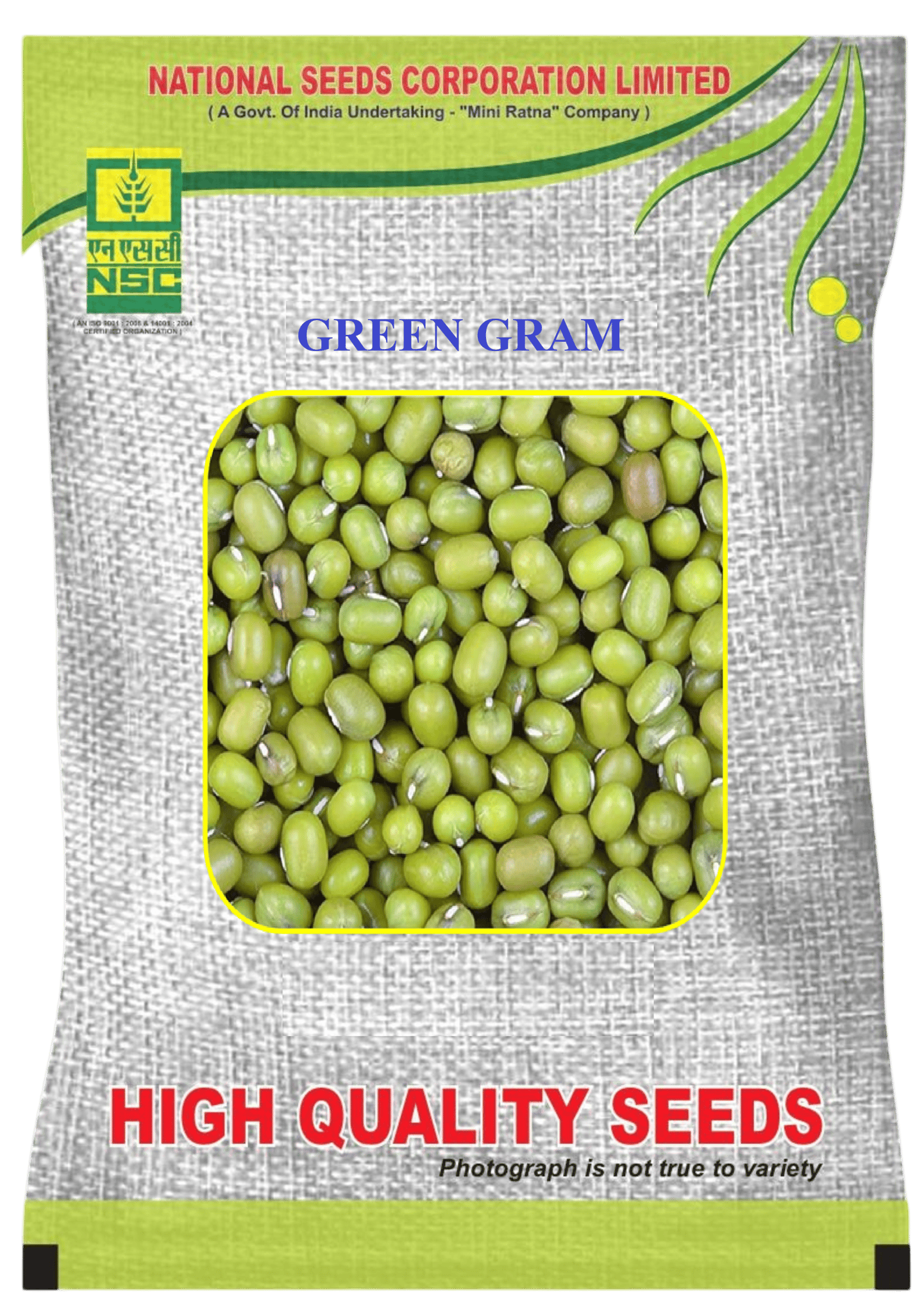 NSC GREEN GRAM DGG-1 CERTIFIED SEEDS-5 KG