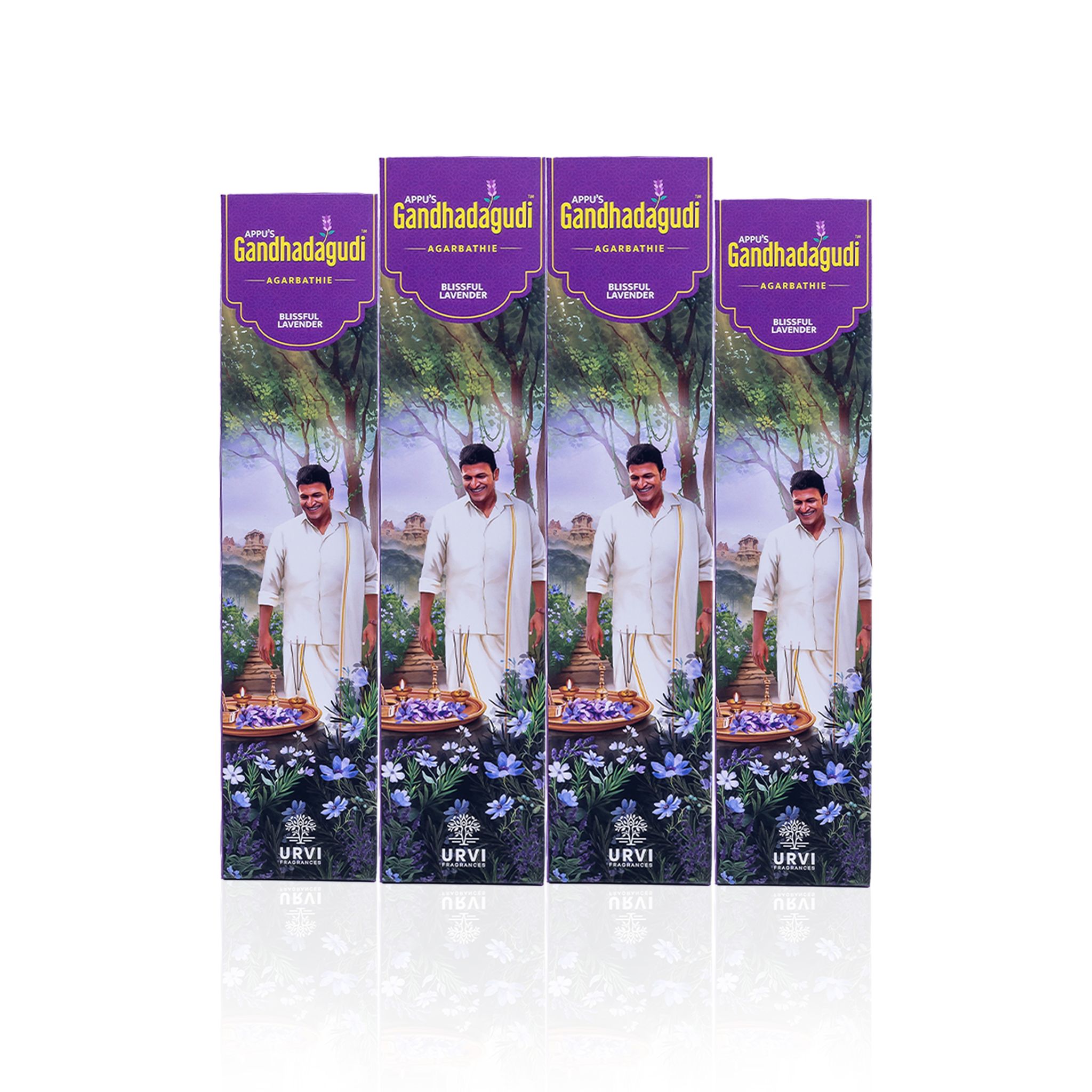 APPU's Gandhadagudi Agarbathie - BLISSFUL LAVENDER - 90Gms
