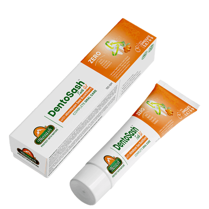 Biosash Dentosash Toothgel with Himalayan Sea Buckthorn | Herbal Natural Tooth Gel for Fresh Breath, Strong Gums, Cavity Protection, Whitening, Sensitivity & Complete Oral Hygiene Care