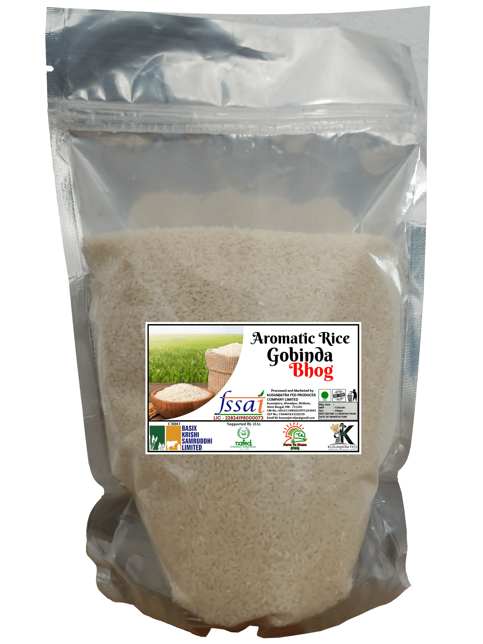 Aromatic Rice | Gobinda Bhog | 500 gm