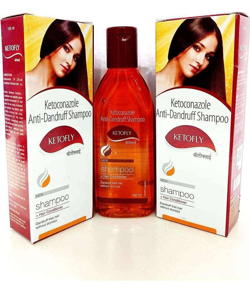 KETOFLY  ANTIDANDRUFF SHAMPOO ( PACK OF 2) Baby Shampoo 100 ml ( 2 pcs )