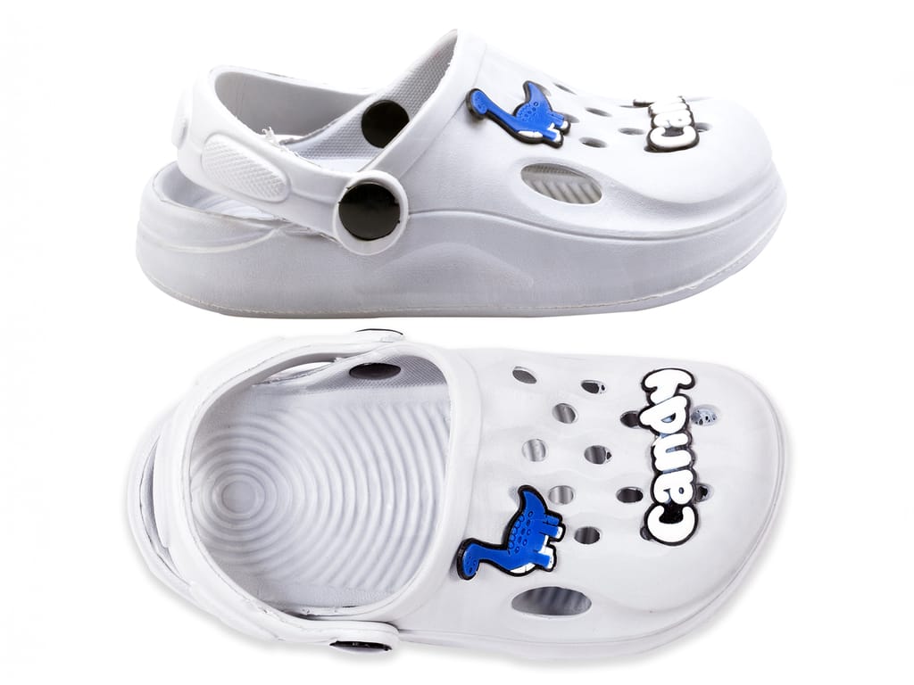 Sophisticated Men Dewk Berries Kid`s Grey Clogs with Dinosaur Charms 2025 at ShopCircuit | ONDC