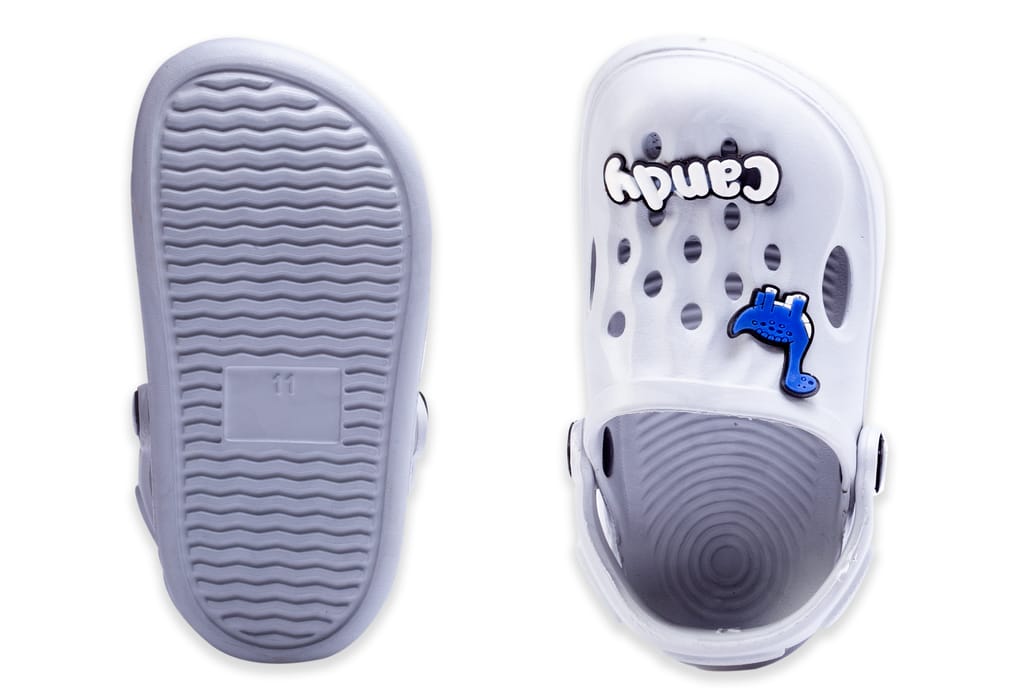 Sophisticated Men Dewk Berries Kid`s Grey Clogs with Dinosaur Charms 2025 at ShopCircuit | ONDC