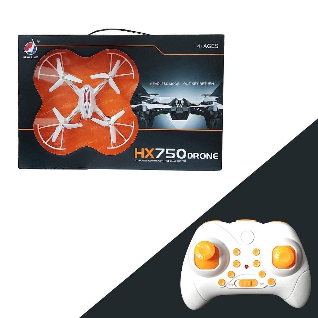 Hx-750-Drone 360-Degree Movable Stunt-Drone For-Kids 2-Extra-Blades (White)