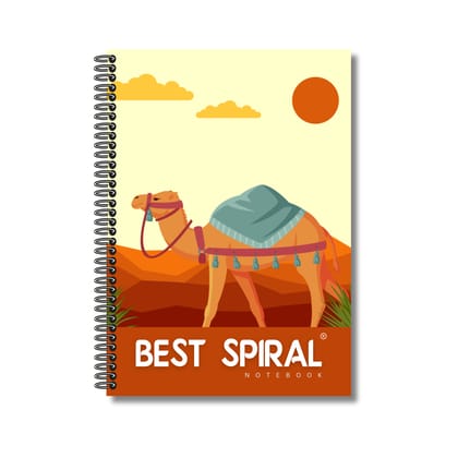 Best Spiral | 400 Pages | Single Line | A4 Spiral Notebook | 21 cm x 29.7 cm | Pack of 1