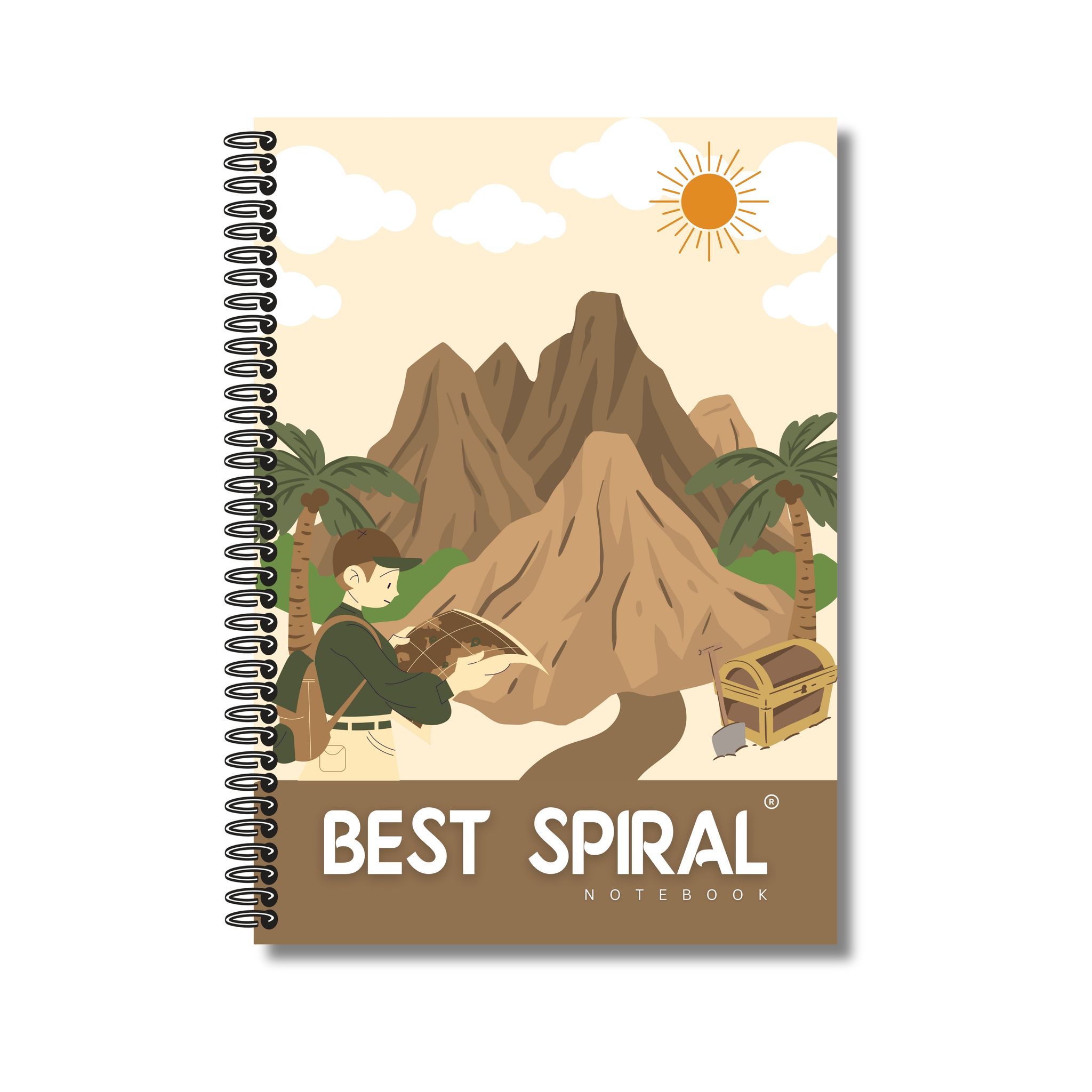 Best Spiral | 400 Pages | Un-Ruled | A4 Spiral Notebook | 21 cm x 29.7 cm | Pack of 1