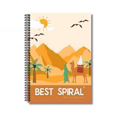 Best Spiral | 500 Pages | Un-Ruled | A4 Spiral Notebook | 21 cm x 29.7 cm | Pack of 1