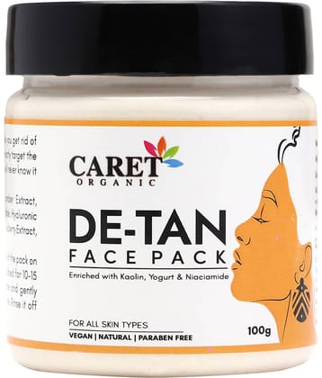 Caret Organic - Tan Removal Face Pack for All Skin Type ( Pack of 1 )