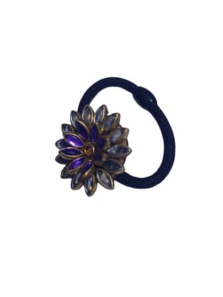 Elegant Flower Embellished Hair Tie Elegant Flower Embellished Hair Tie