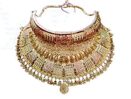 1 Gram Exquisite Gold Necklace with Intricate Detailing