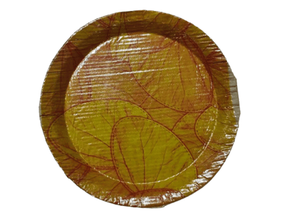 Round Leaf Plate - Eco-Friendly & Elegant Disposable Tableware