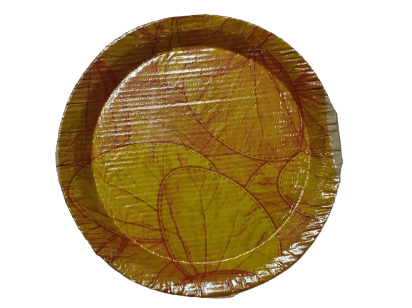 Round Leaf Plate - Eco-Friendly & Elegant Disposable Tableware