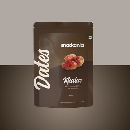 Snackania Khalas Dates I Delicious and Nutritious Khajur/Khajoor Dryfruit I Rich In Antioxidants, Vitamins And Minerals 480Gram
