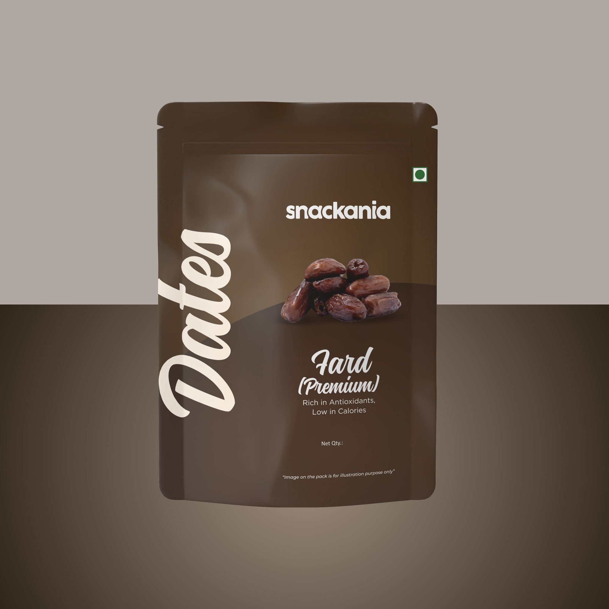 Snackania Fard Dates Premium I Delicious and Nutritious Khajur/Khajoor Dryfruit I Natural Nutrient Powerhouse, Wholesome Snack I Rich In Antioxidants, Vitamins And Minerals 480 Gram