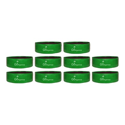 Go4ganics 220 GSM HDPE 21x6 Grow Bag (Pack of 10)