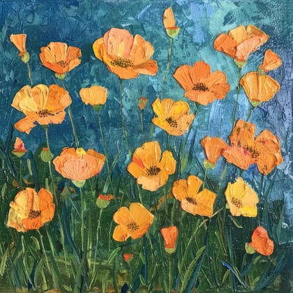 WHISPERS OF MEADOW 24in X 24in WITH BLACK FRAME