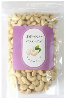 UDDANAM FOOD PRODUCTS Premium W210 Whole Cashews  (500 g)