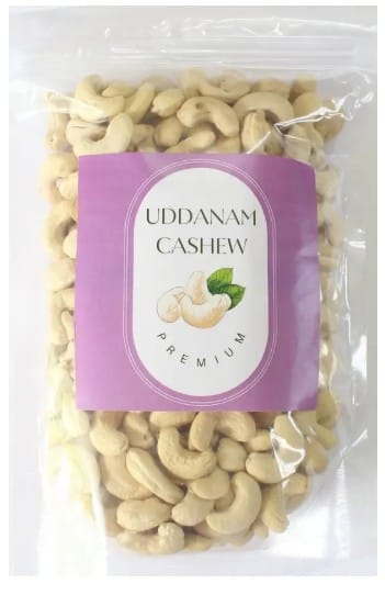 UDDANAM FOOD PRODUCTS Premium W210 Whole Cashews  (500 g)