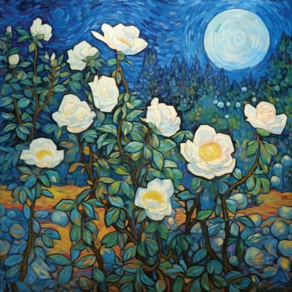 CAMELLIA FLOWER PAINTING 24in X 24in WITH BLACK FRAME