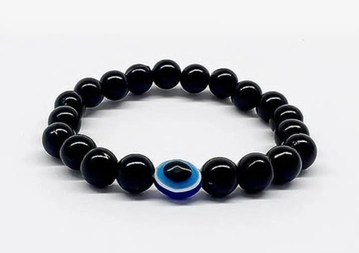 Evil Eye Protection Bead Bracelets - Black Beads