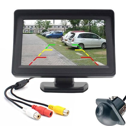Universal Car Rear View Camera with Display