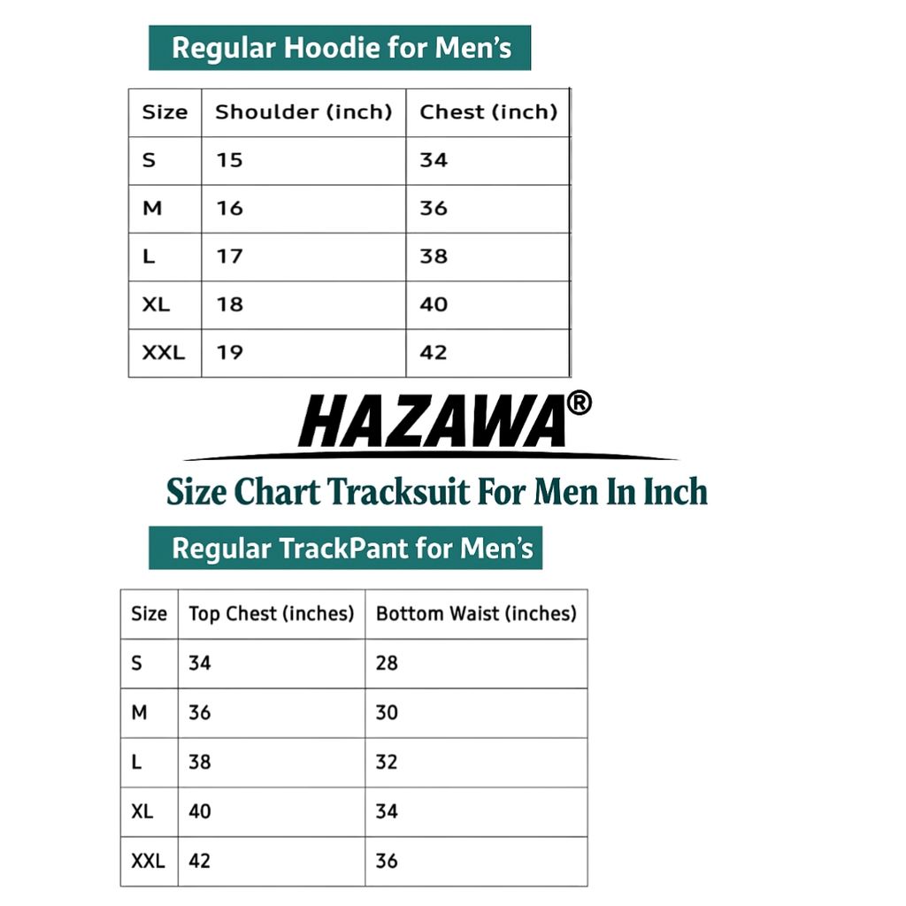 Premium Men HAZAWA Men's Black Casual Tracksuit Set – Zip Collar Tshirt & Joggers, Stylish, Fash