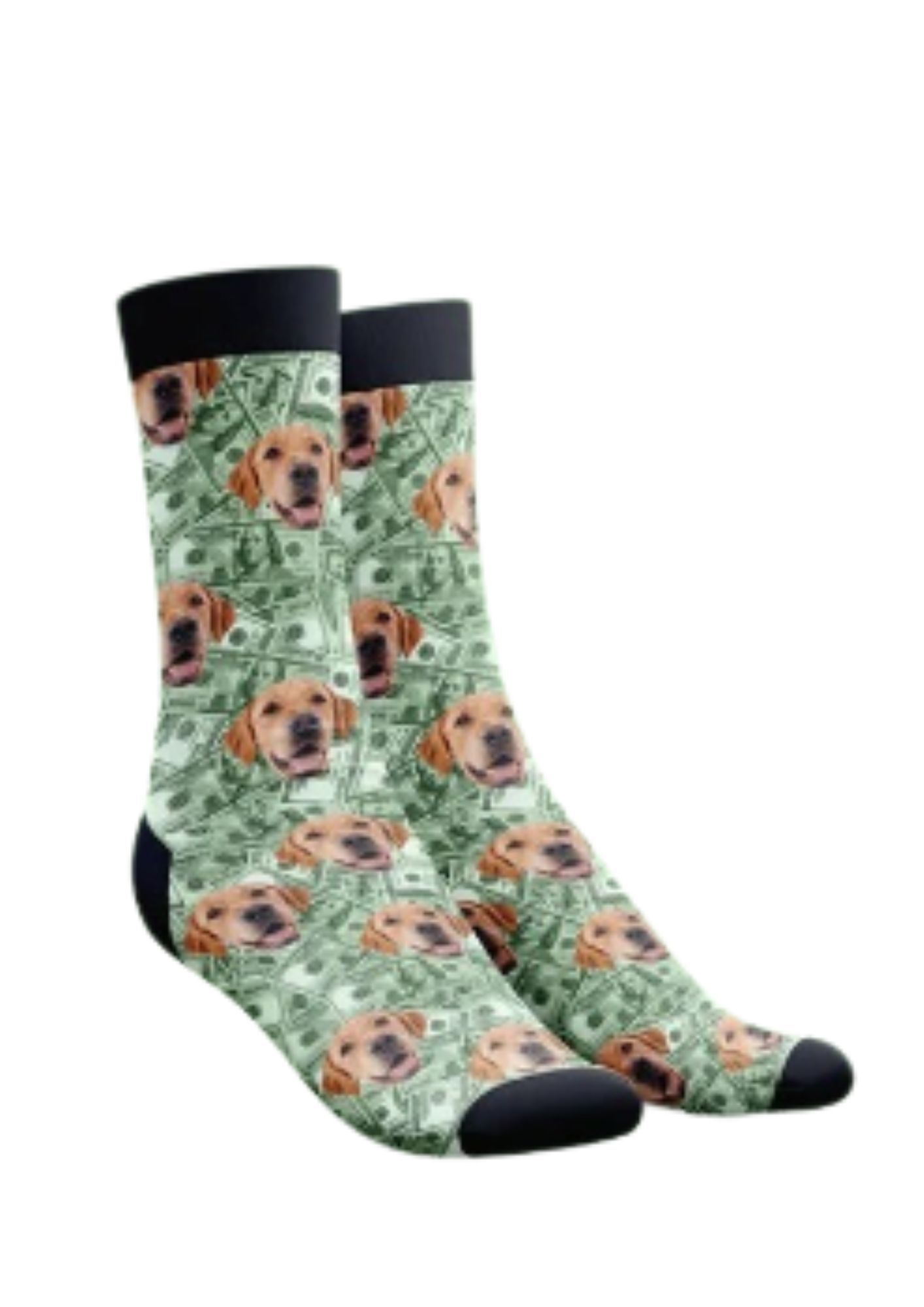1 Pair Pack of Bunaayi Printed Socks - Dollar Puppy