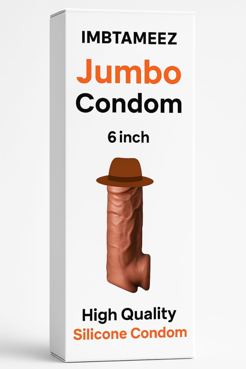 Premium 6 Inch Silicone & Reusable Condoms | Dragon Condom | Safe & Comfortable