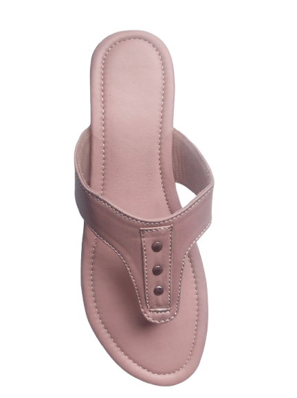 Elegant Brown Toe-Loop Flats for Women – Comfort Meets Style