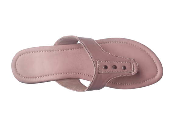 Elegant Brown Toe-Loop Flats for Women – Comfort Meets Style