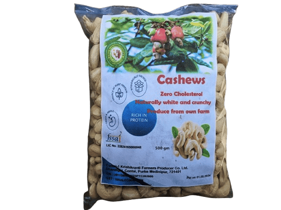 Premium Cashews - Zero Cholesterol, Naturally White & Crunchy