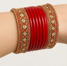 Red Bangles: Traditional Indian Jewelry, Lac-crafted Lahathi