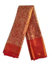 Traditional Silk Saree with Intricate Zari Border