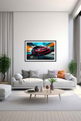 VELOCITY UNLEASHED 24in X 16in WITH BLACK FRAME