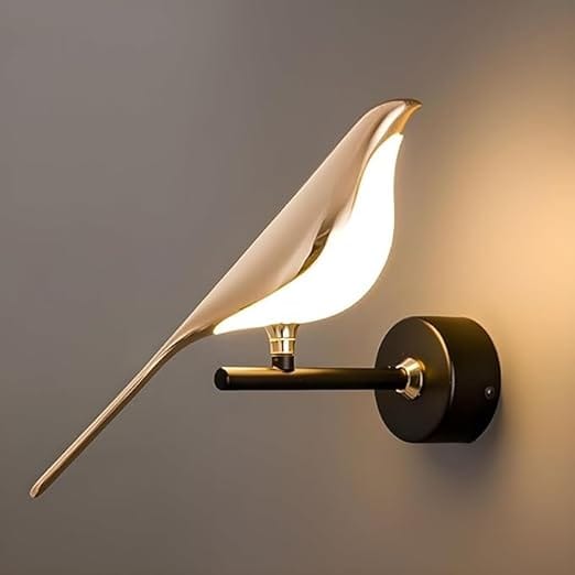 10 Watt Led Wall Light and Led Wall Lamp for- Home Wall, Kitchen, Wall Sconces Light, Bedside, Bedroom, Living Room, Office, Indoor, Diwali Wall Lighting (Bird Wl)