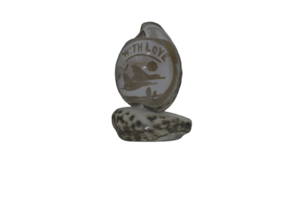 Seashell Ornament with 'With Love' Engraving Seashell Ornament with 'With Love' Engraving
