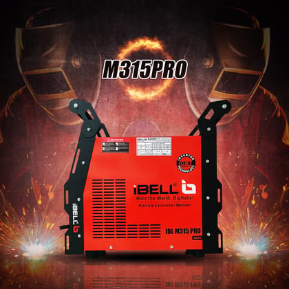 iBELL M315PRO 315A Inverter ARC Welding Machine | Professional & Workshop 3-Phase IGBT Welder | Adjustable Hot Start, Anti-Stick, Arc Force | 1-5mm Electrodes | 440V
