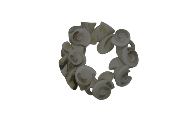 Seashell-Inspired Sculptural Bracelet