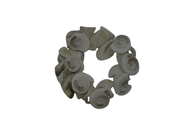 Seashell-Inspired Sculptural Bracelet