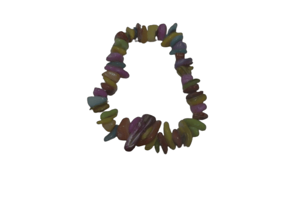 Colorful Gemstone Chip Bracelet - Natural Stone Jewelry
