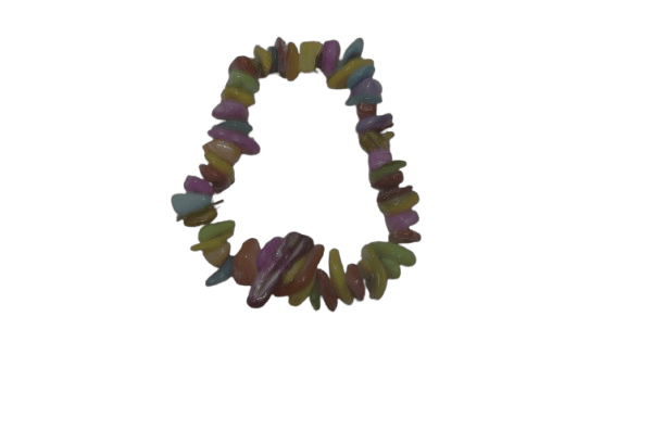 Colorful Gemstone Chip Bracelet - Natural Stone Jewelry