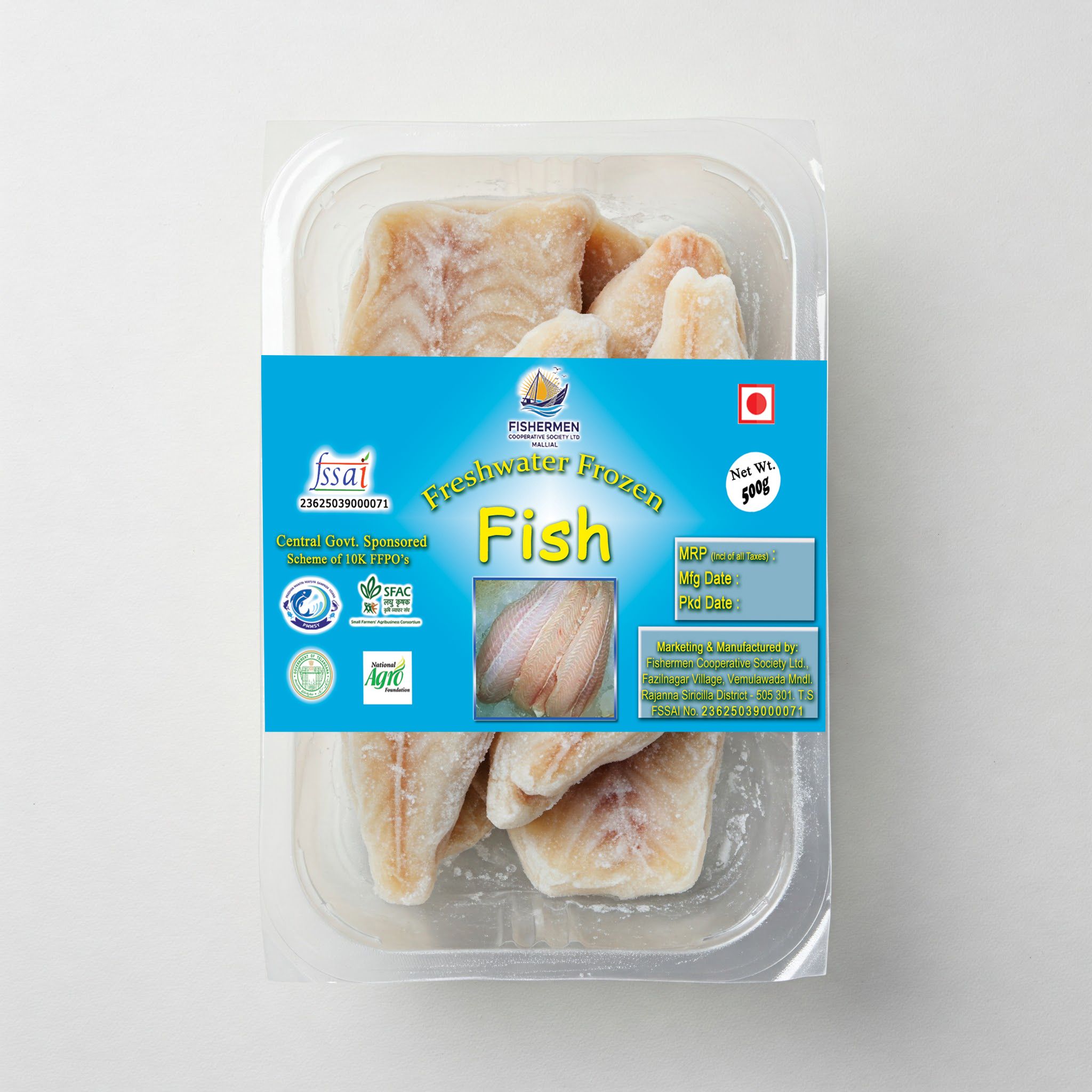 Freshwater Frozen Fish 500g - Mallial FCS