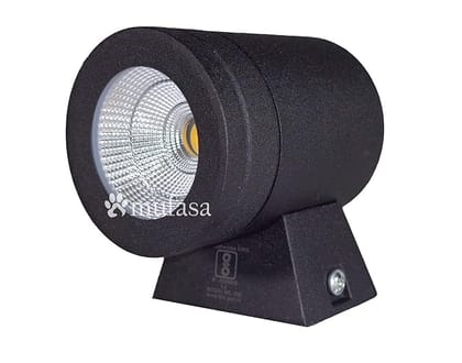 5 Watts LED Down Light Wall Light Indoor Outdoor Waterproof Lamp Modern Home Lighting Best for Entrance Gate Pillars Boundary Stairs Warm White, Aluminum (Pack of 1)