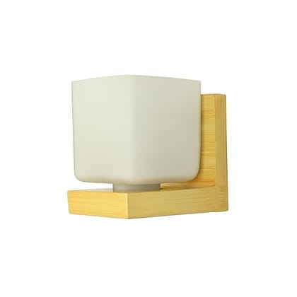 Home Decorative Modern Wall lamp for Living Room, Bedside, Bedroom, Decorative Light for Indoor Application Without Bulb (Wood,) (Style 1) (Style1)