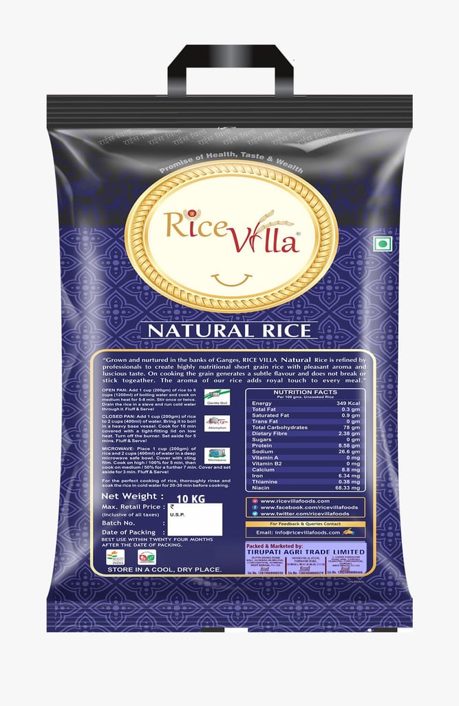 Rice Villa | Standard Minilket | Rice | 10 kg | Miniket Rice