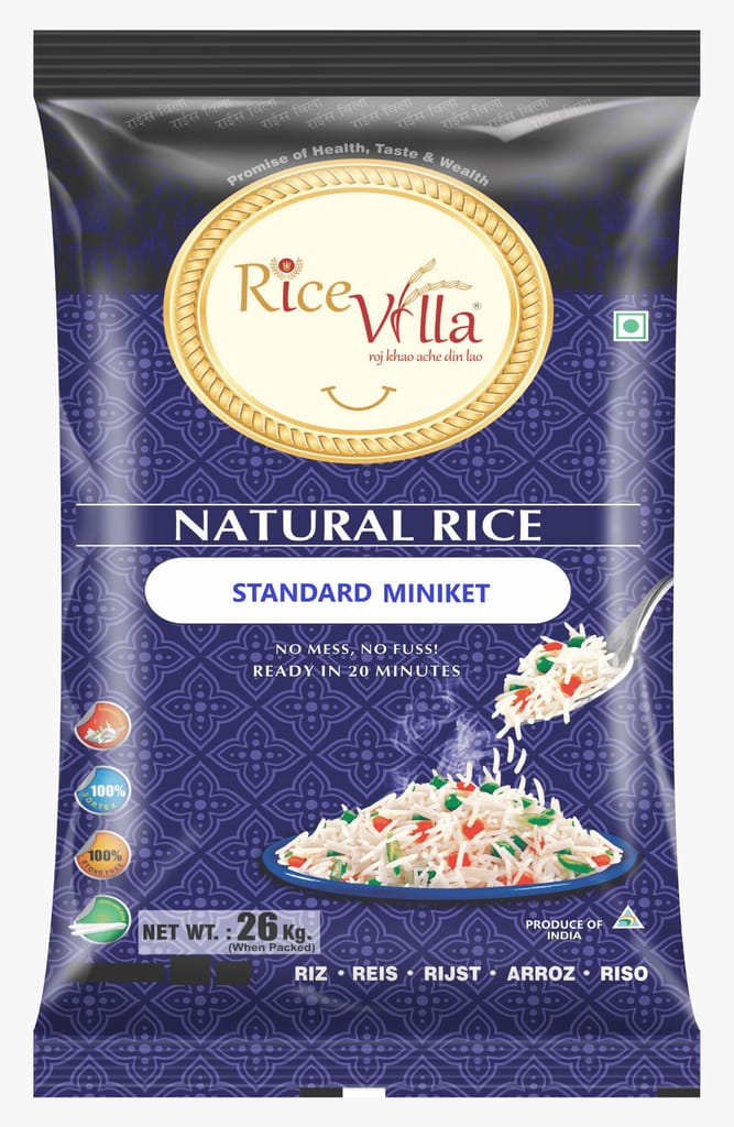 Rice Villa | Standard Minilket | Rice | 26 kg | Miniket Rice