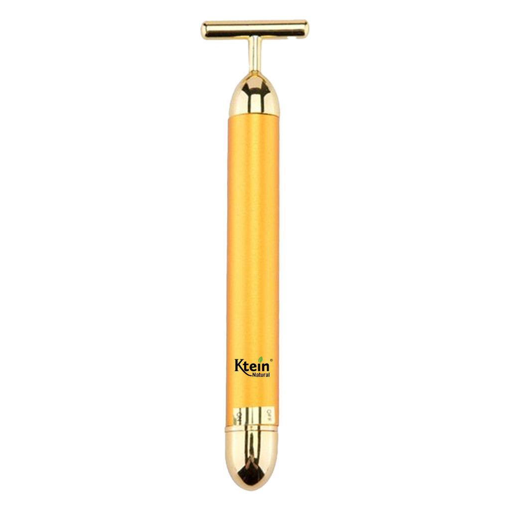 Ktein Golden Glow Pro Massager – Electric Vibration Face Massager