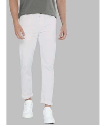 x20 - White Denim Slim Fit Men's Jeans ( Pack of 1 )