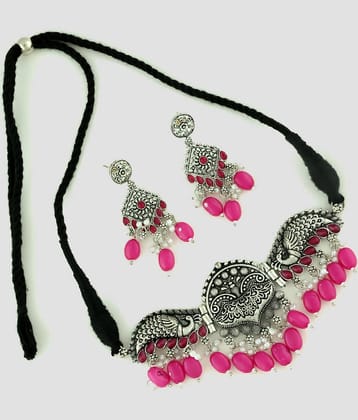 Bhagya Lakshmi - Multi Color Alloy Necklace Set ( Pack of 1 )