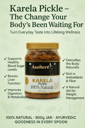 KARELA PICKLE/ ORGANIC/ TASTY AND HEALTHY